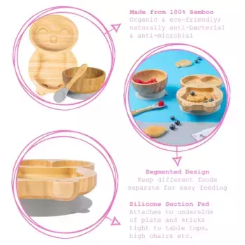 Тарелки Tiny Dining, серый