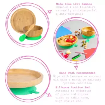 Тарелки Tiny Dining, зеленый