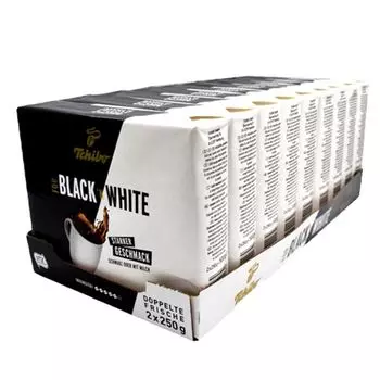 Tchibo - Кофе молотый Black 'n White - 9x 500г (2x 250г)