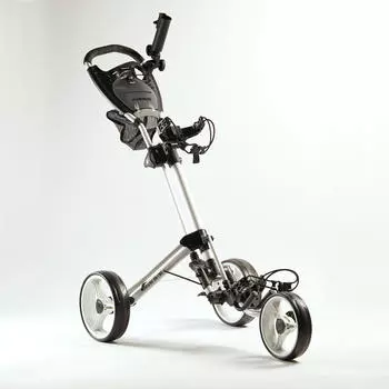 Тележка для гольфа Compact 3 колеса черная INESIS, черный