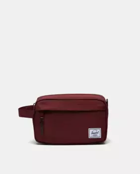 Темно-бордовая косметичка Chapter на молнии Herschel, цвет Granate