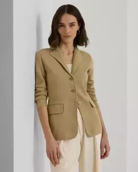 Темно-бордовая женская куртка Lauren Ralph Lauren, бежевый