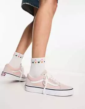 Темно-розовые кроссовки Vans Old Skool