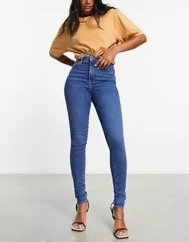 Темно-синие джинсы скинни ASOS DESIGN