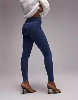 Темно-синие джинсы Topshop Hourglass Joni