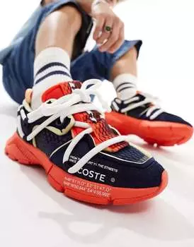 Темно-синие кроссовки Lacoste L003 Active