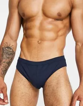 Темно-синие плавки ASOS DESIGN