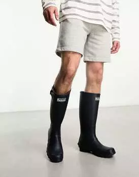 Темно-синие резиновые сапоги Barbour Bede