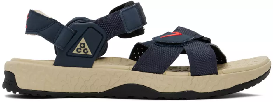 Темно-синие сандалии Nike Air Deschutz+