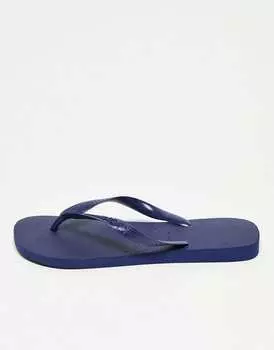 Темно-синие шлепанцы Havaianas Classic Top