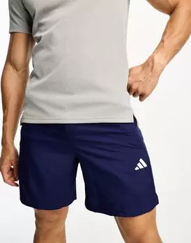 Темно-синие тканые шорты adidas Training Essential adidas