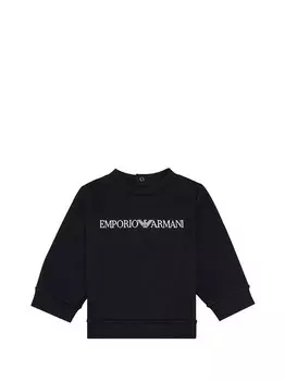 Темно-синяя детская толстовка Emporio Armani