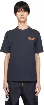 Темно-синяя футболка Daicock Evisu