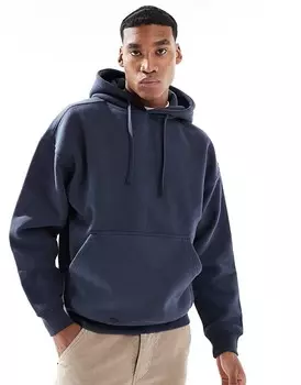 Темно-синяя худи Pull&Bear