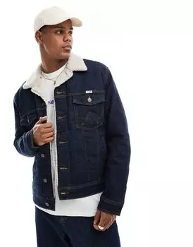 Темно-синяя куртка Wrangler Authentic Sherpa