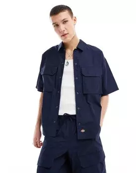 Темно-синяя рубашка Dickies Fisherville
