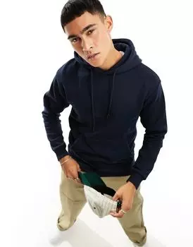 Темно-синяя толстовка оверсайз Jack & Jones