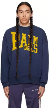 Темно-синяя толстовка Palm Angels College