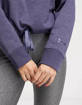 Темно-синяя толстовка с принтом на спине Under Armour Essential