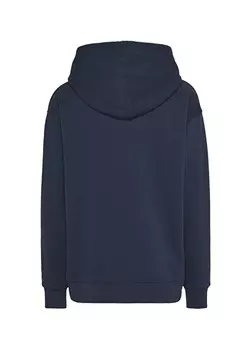 Темно-синяя женская толстовка с воротником с капюшоном Tommy Jeans