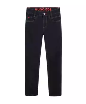 Темные джинсы Hugo Boss, синий