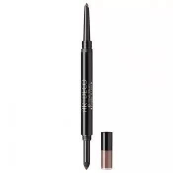 Тени для бровей и карандаш в одном brow duo powder & liner Artdeco, цвет 22 - hot cocoa, вес 0,3 гр.