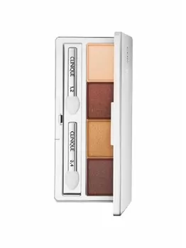 Тени для век All About Shadow quad, оттенок Morning Java Clinique