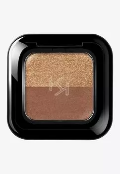 Тени для век Bright Duo Eyeshadow KIKO Milano, цвет 5 deep gold/satin chocolate