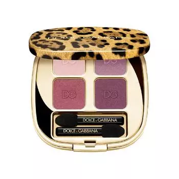 Тени для век Dolce & Gabbana Felineyes Intense Eyeshadow Quad, 7 passionate dahlia