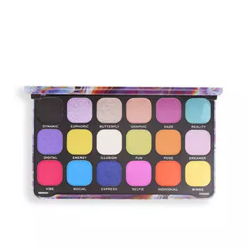 Тени для век Forever flawless eyeshadow palette Revolution make up, 19,8 г, Digi butterfly