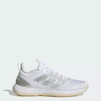 Теннисные кроссовки Adizero Ubersonic 4.1 Adidas, цвет Cloud White/Silver Metallic/Grey One