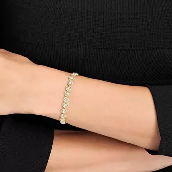 Теннисный браслет Una Angelic Swarovski