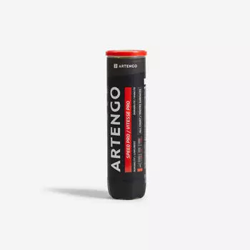 Теннисный мяч TB Speed Pro, 4 шт. - желтый Artengo