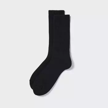 Теплотехнические ворсовые носки UNIQLO, черный