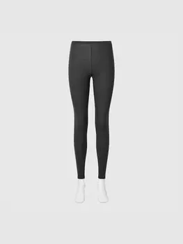 Теплые леггинсы Uniqlo, серый