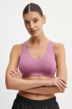 Термобелье Merino Blend 125 Cool-Lite Sprite Racerback Bra Icebreaker, розовый