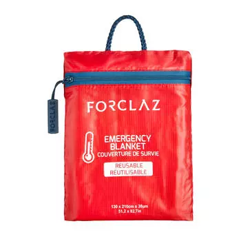 Термоодеяло многоразовое спасательное Forclaz 300, красный