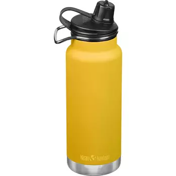 Термос TK Wide VI Chug Cap Klean Kanteen, желтый