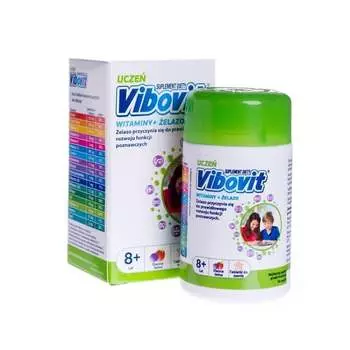 Teva, Вибовит Студент, витамины + железо, 30 пастилок