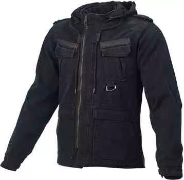 Текстильная куртка для боевых мотоциклов Macna, черный