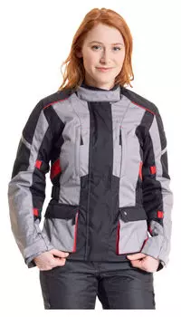 Текстильная куртка Touring Women 211 Fastway, серый/красный