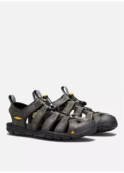 Текстильные черные мужские сандалии Keen
