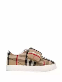 Текстильные кеды Vintage Check Burberry, мультиколор