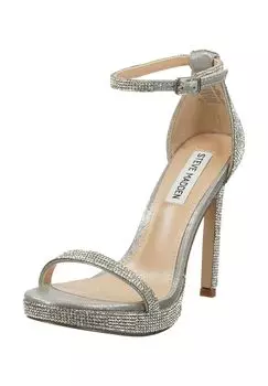 Текстильные сандалии STEVE MADDEN, серебро