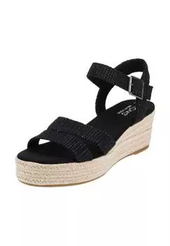 Текстильные сандалии TOMS, черный