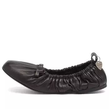 Текстурные балетки Acne Studios, черный