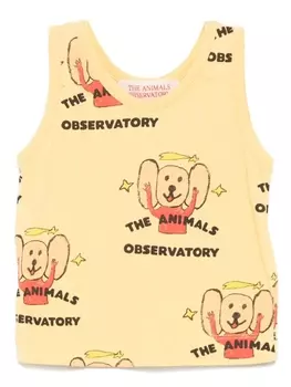 The Animals Observatory топ Macaque без рукавов, желтый