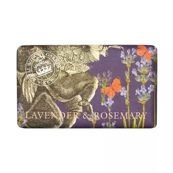 The English Soap Company Королевский ботанический сад Кью Обернутое мыло Роскошное мыло с лавандовым маслом ши 240 г Лаванда и розмарин