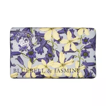 The English Soap Company Королевский ботанический сад Кью Обернутое мыло Роскошное мыло с маслом ши «Колокольчик» 240 г «Колокольчик и жасмин»