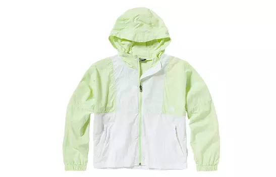 Ветровка THE NORTH FACE, светло-зеленый/белый